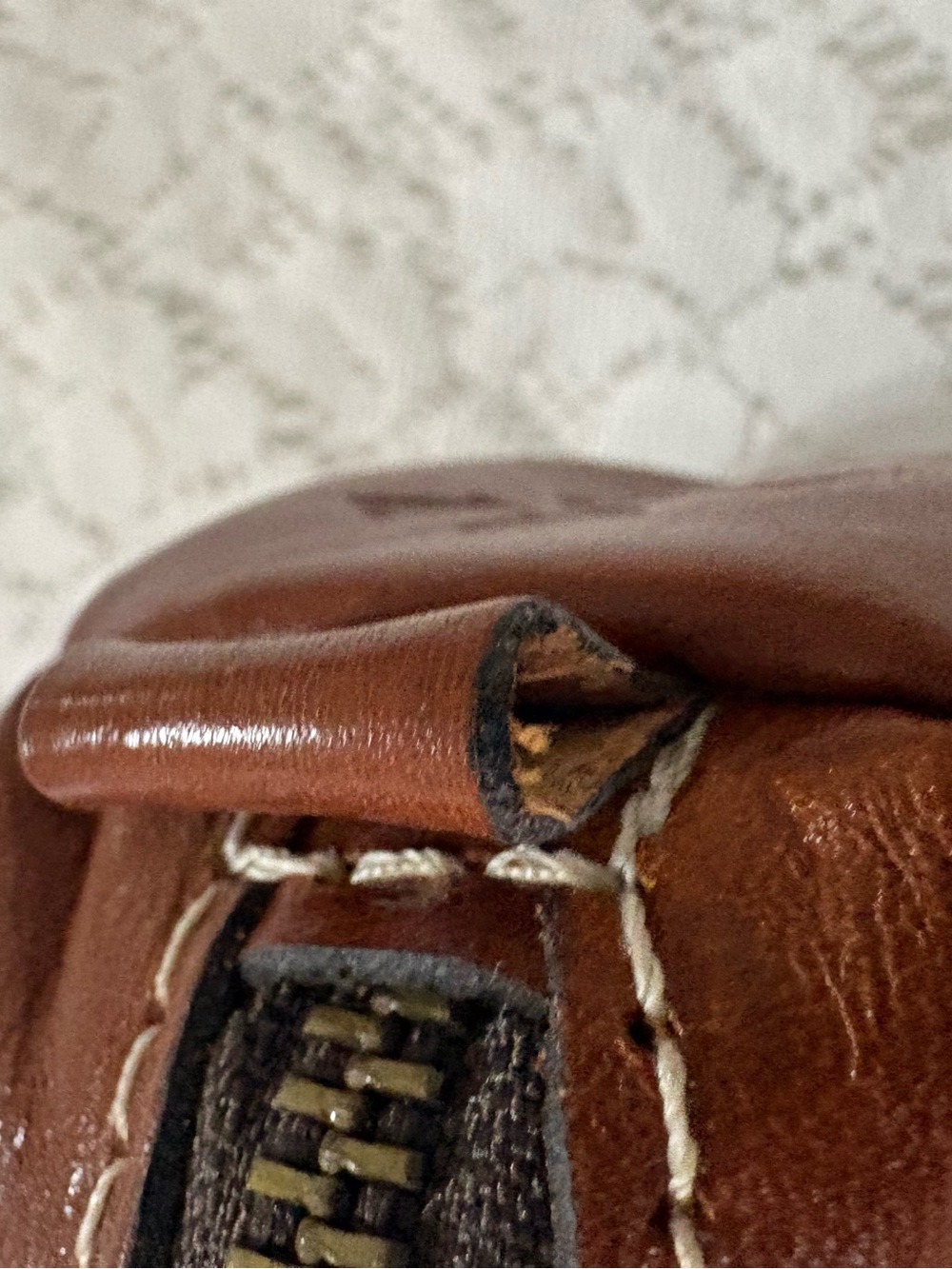 Patricia Nash brown leather wristlet, GUC - Picture 13 of 16